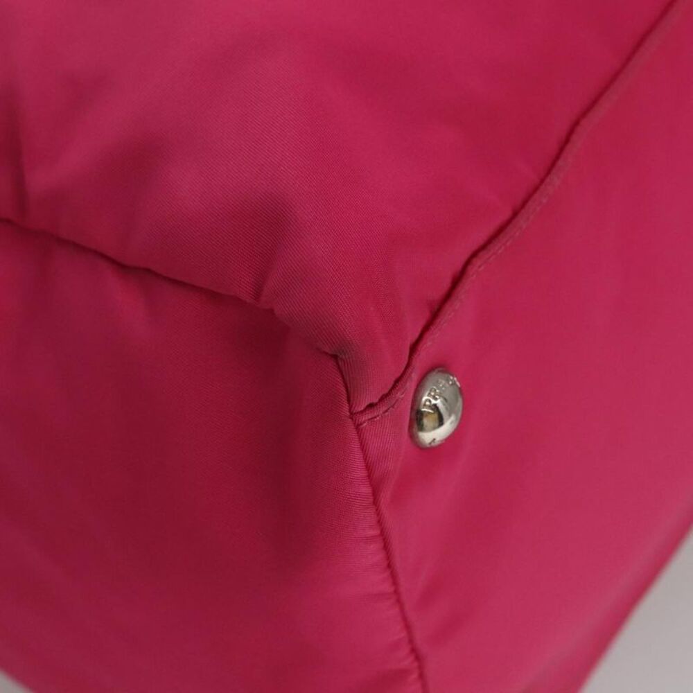 Prada Tessuto Pink Synthetic Handbag (Pre-Owned) - Picture 7 of 16